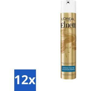 L'Oréal Paris - Elnett Satin - Haarspray - Sterke Fixatie - 300 ml - Voordeelverpakking