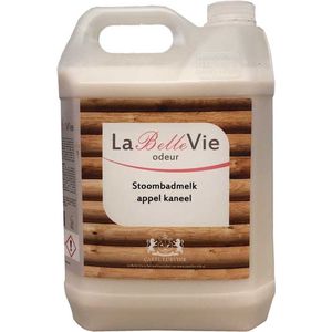 La Belle Vie stoombadmelk appel-kaneel 5 liter