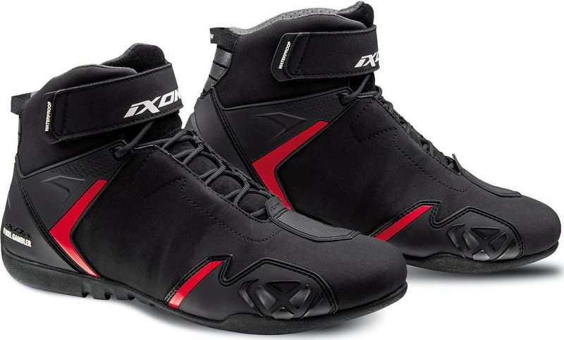 Ixon - Gambler WP - Motorschoenen - Zwart Rood