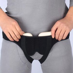Selbro ® Verstelbare Liesbreukband voor Volwassenen met Compressiekussens - Zwart, Maat L