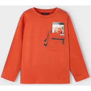 MAYORAL - Jongens hemd - Maat 92 - Jongens - Oranje -