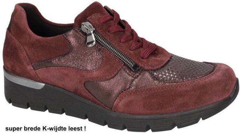 Waldlaufer - K-Ramona - Sneakers - Zwart - Leer - Super Brede K-Wijdte