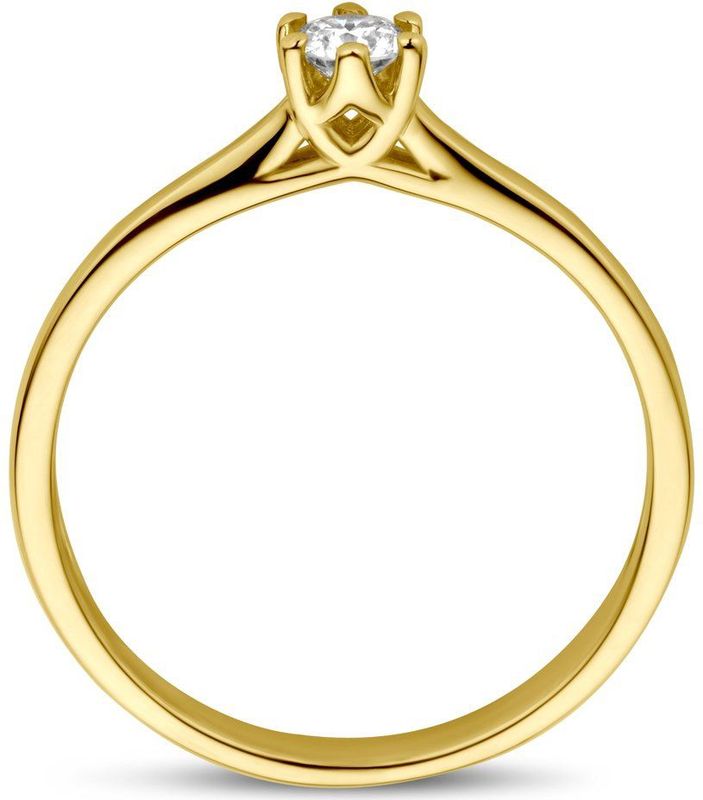 Aanzoeksring Diamant 0.15ct H Si