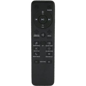 Afstandsbediening voor Soundbar, Vervangende Luidsprekerafstandsbediening voor BAR 5.1 BAR 5.1 HD-luidsprekersysteem, Ergonomische Audio-afstandsbediening met Comfortabele