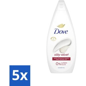 Dove Douchecrème - Silky Velvet - 720 ml - Bulkverpakking - 5 stuks