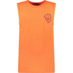 TYGO & vito X403-6421 Jongens Singlet - Neon Orange - Maat 98-104