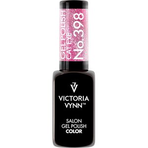 Nieuw! Victoria Vynn – Salon Gelpolish 398 Cat Eye Viv – Cat Eye Roze - roze metallic gel polish - gellak - lak - glitter - glitters - nagels - nagelverzorging - nagelstyliste - uv / led - nagelstylist - callance