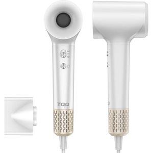 Krachtige Föhn met Negatieve Ionen en Borstelloze Motor - Geluidsarm en Snel Droog