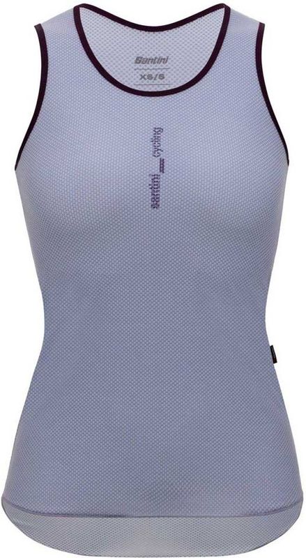 Santini - Delta - Mouwloos Basislaagshirt - Grijs - Dames