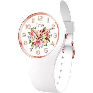 Ice Watch Ice Flower - White Bouquet 021742 Horloge - Siliconen - Wit - Ø 40 mm