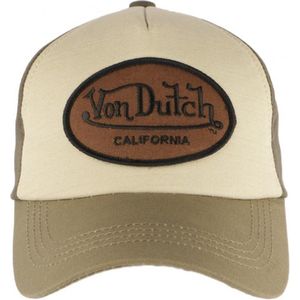 Von Dutch Green and Brown Baseball Custom Jack Cap