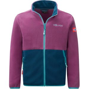 Trollkids - Storfjord Jacket - Fleecevest - Purper