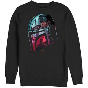 Star Wars The Mandalorian - Helmet Explanation Heren Sweatshirts - zwart - XXL