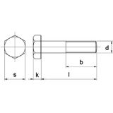 Kobout - Zeskantbout - M30x140 mm - Galvanisch Verzinkt - 10 Stuks
