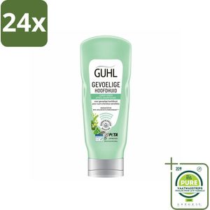 Guhl - Conditioner - Gevoelige Hoofdhuid - 200 ml - Voordeelverpakking - 24 stuks - Haarverzorging gevoelige hoofdhuid - Conditioner gevoelige hoofdhuid