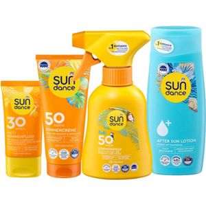Sundance Zonnebrand Set - Gezicht, lichaam, kids & aftersun | SPF 30 & 50 | Multipack - Voordeelset - Zonnebescherming voor het hele gezin