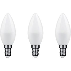 Technik E14 LED Lamp - Extra Warm Wit - 6W - 540lm - LED Kaarslamp C37 - Vervangt 45W Gloeilamp - 3 stuks