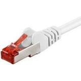 CAT6 S/FTP (PIMF) patchkabel / internetkabel 25 meter wit - netwerkkabel