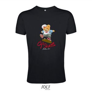 T-Shirt 1-168 Skating Bear - M