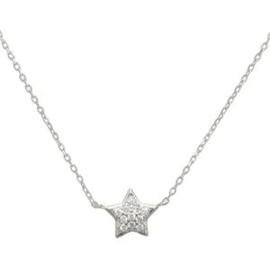 Fate Jewellery Ketting FJ4083 - Ster - 925 Zilver - 45cm