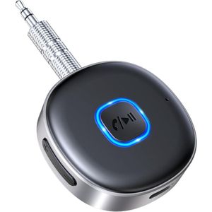 EXCITAT Adapter - Bluetooth-adapter - Auto Bluetooth-ontvanger - Geschikt voor traditionele auto- en thuisaudio - Zwart