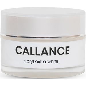 Callance Acryl Poeder Extra White 50ml - wit - extra witte acrylpoeder - acrylic powder - acrylnagels - acryl - nagels - nagelstyliste - manicure - nagelverzorging