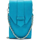 MŌSZ Dames Tassen / Crossbody / Phonebag - Imitatieleer - Turquoise