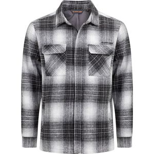 Life Line Pico Black Check Lined Flannel Shirt Heren