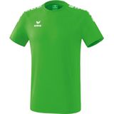 Erima Essential 5-C T-Shirt Green-Wit Maat L
