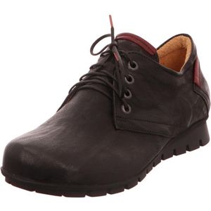 Think - Veterschoenen - Zwart - Nubuckleer - Vetersluiting
