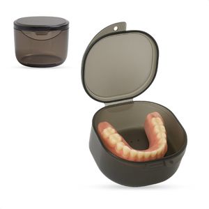 Gebitsbakje - Beugelbakje - Incl. Lekbakje - Voor - Beugel - Kunstgebit - Prothese - Beugelbakje - Beugeldoosje - Bakje