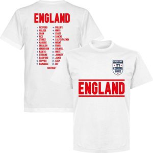 Engeland EK 2021 Selectie T-Shirt - Wit - Kinderen - 152