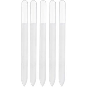 YUBBI 5 Stuks Nano Glas Nagelvijlen - Glazen Nagelvijl en Buffer - Nail File - Micro Grit