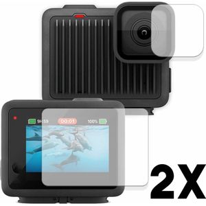 Screenprotectors geschikt voor GoPro HERO - Tempered Glass Screenprotectors – 2x LCD & 2x Lens – 2-Pack – Bescherming geschikt voor GoPro HERO LCD & Lens – 9H Gehard Glas – Complete Set 2 Stuks – TechDefend