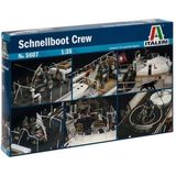 1:35 Italeri 5607 Schnellboot Crew Plastic Modelbouwpakket