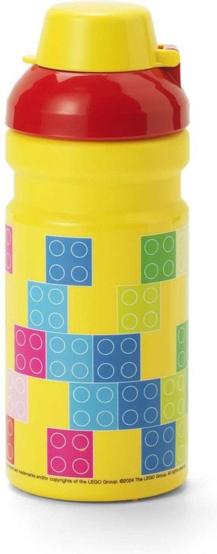 Room Copenhagen - LEGO Drinkfles - Rood en Geel - 390 ml - Kindvriendelijk Ontwerp