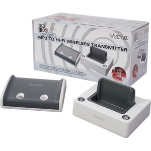 Vivanco HiFi draadloze radio-audiozender 2.4GHz wit