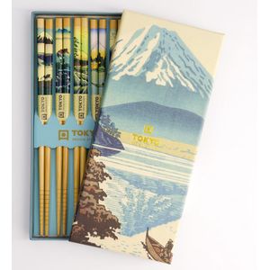 Tokyo Design Studio - Chopsticks Set - Eetstokjes - 5 paar - Fuji