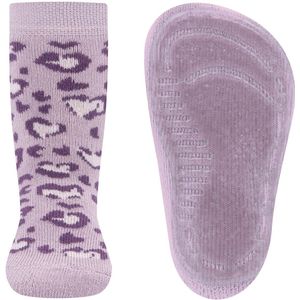 Ewers antislip sokken panter mauve