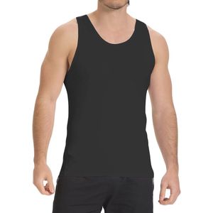 Heren Compressie Tanktop, Mouwloos Spierondershirt, Sneldrogend Ademend Tummy Control Bodybuilding Compressie Shirt, Functionele Basislaag voor Gym Fitness, Sport, Hardlopen, Training