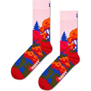 Happy Socks - Autumn Tree - Huissokken - Herfstkleuren - Katoen Mix