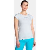 Dames katoenen t-shirt kilpi los-w grijs 34