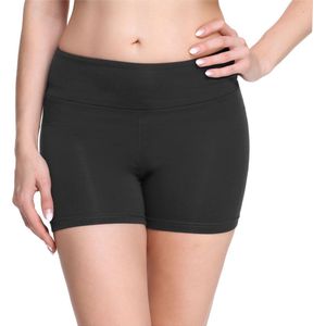 Merry Style Dames Korte Leggings - Sport - Vrijetijdsbroek - Shorts - Sporbroek - Yogabroek - Brede Taille - MS-MS10-284-LE - Grafiet - M