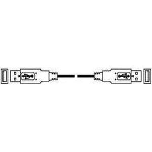 Deltac USB aansluitkabel 496 USB-kabel 1,8 m Mini-USB A