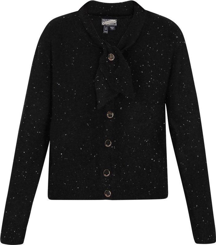 DreiMaster - Vintage - Gebreid Vest - Zwart/Wit