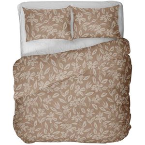 Kayori Naomi Dekbedovertrek - Extra breed - 260x200/220 cm - Terra