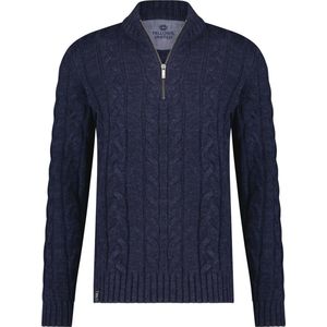 Fellows United Pullover cable 80% lambswool Navy (32.1134 - 110)