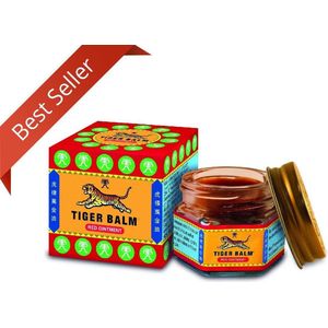 Tijgerbalsem - ROOD 19GR - Spierbalsem - Tijgerbalm - spierpijn - Migraine - pijnverlichting - warmtepleister - hoofdpijn - Warmte - pain relief patch - Warmte pleisters - Paardenbalsem - Voltaren - Detox voepleister - Heat pad