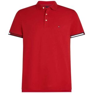 Tommy Hilfiger - S/S Polo - Rood - Heren