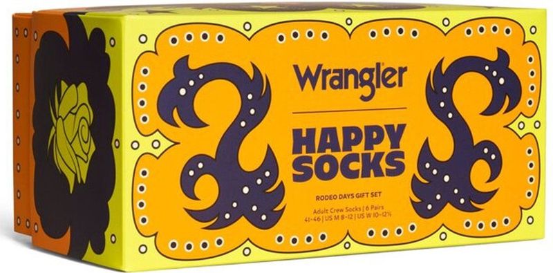 Happy Socks - Wrangler 6-pack - Sokken - Rodeo